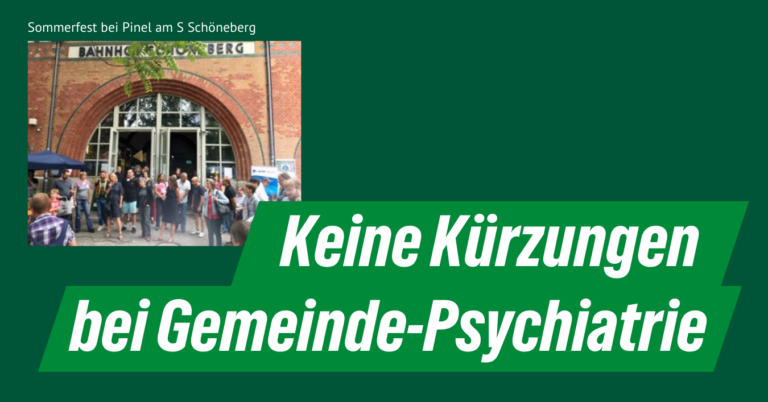Pinel am S-Bahnhof Schöneberg darf nicht schließen!